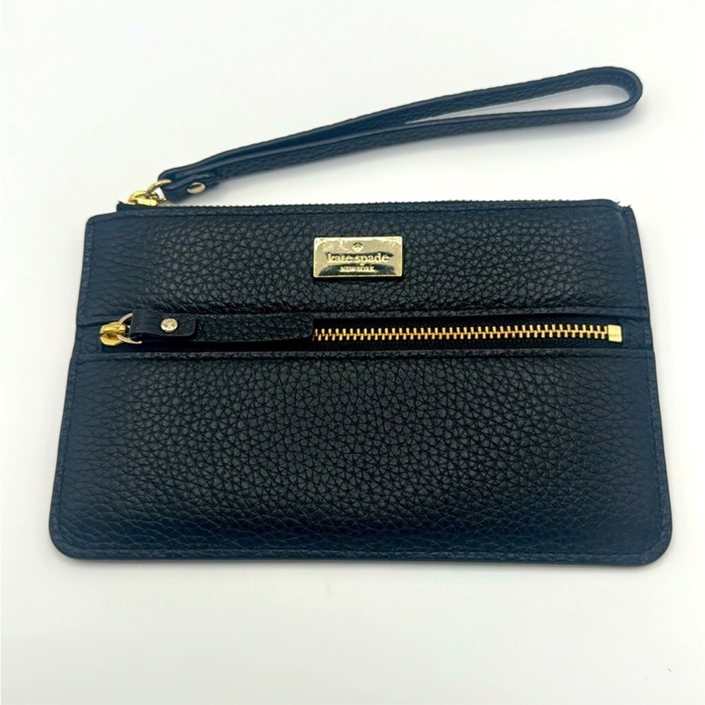EUC Kate Spade Black Wristlet